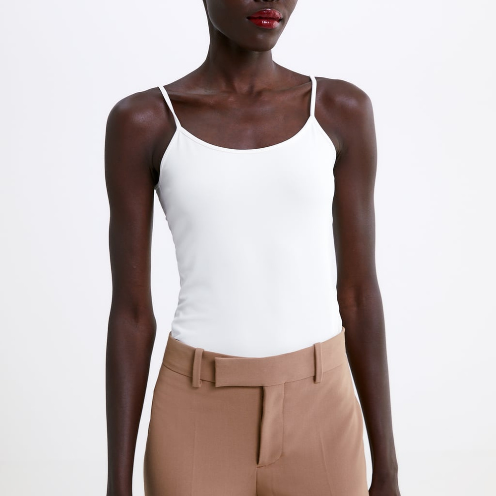 ZARA - NWT - White Tank Top Camisole